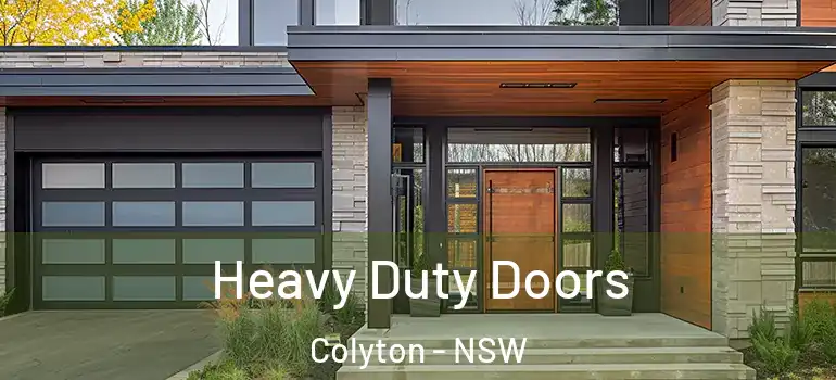 Heavy Duty Doors Colyton - NSW
