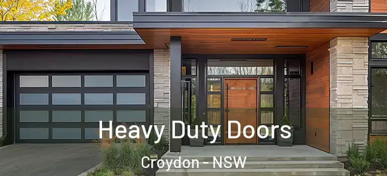 Heavy Duty Doors Croydon - NSW