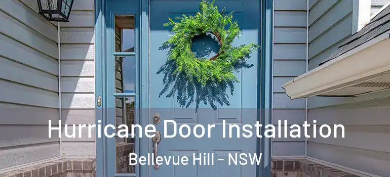 Hurricane Door Installation Bellevue Hill - NSW