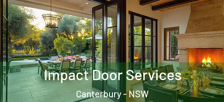 Impact Door Services Canterbury - NSW
