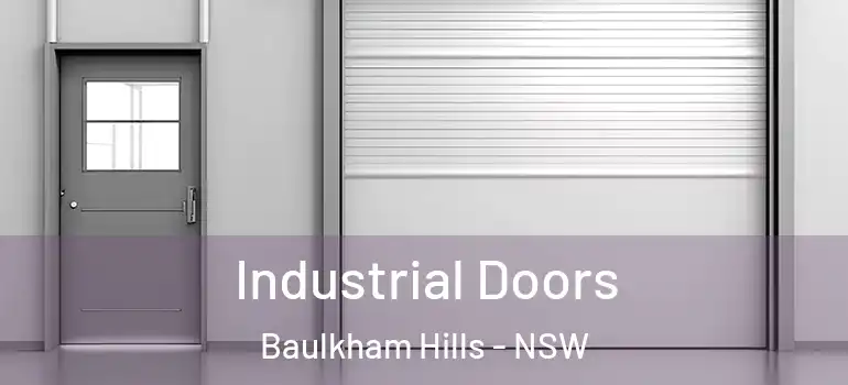 Industrial Doors Baulkham Hills - NSW