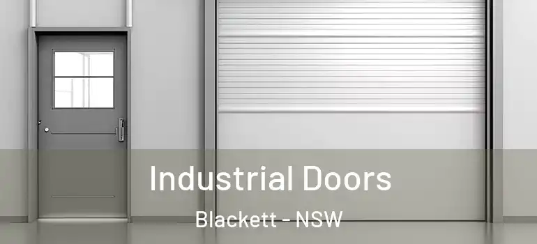 Industrial Doors Blackett - NSW