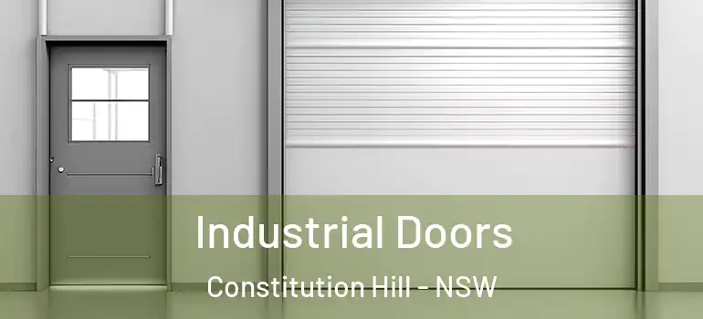Industrial Doors Constitution Hill - NSW