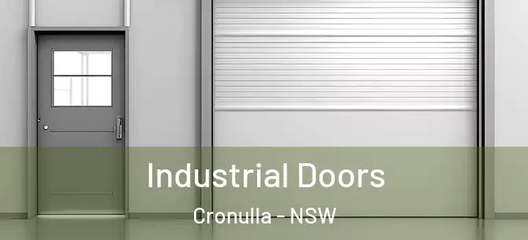 Industrial Doors Cronulla - NSW