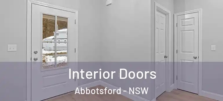 Interior Doors Abbotsford - NSW