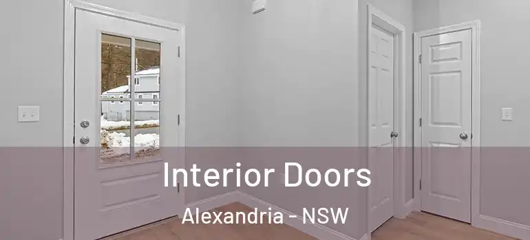 Interior Doors Alexandria - NSW