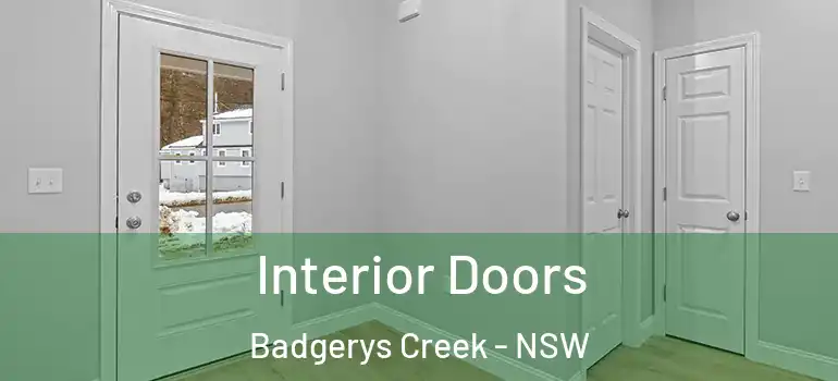Interior Doors Badgerys Creek - NSW