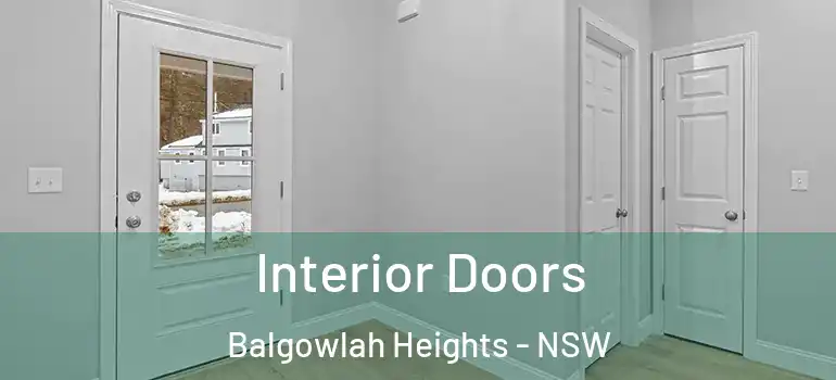 Interior Doors Balgowlah Heights - NSW