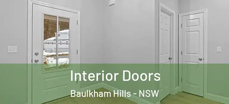 Interior Doors Baulkham Hills - NSW