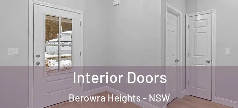 Interior Doors Berowra Heights - NSW