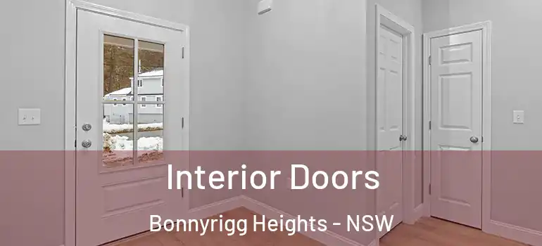 Interior Doors Bonnyrigg Heights - NSW
