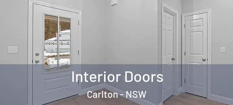 Interior Doors Carlton - NSW