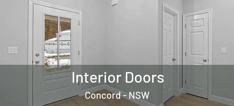 Interior Doors Concord - NSW