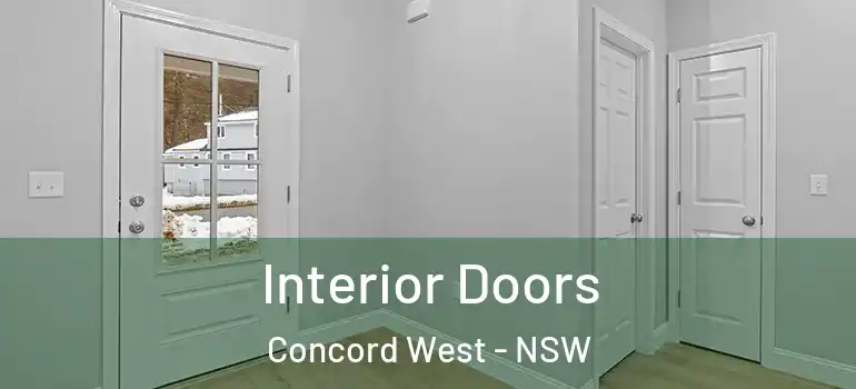 Interior Doors Concord West - NSW