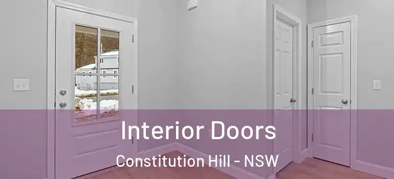 Interior Doors Constitution Hill - NSW