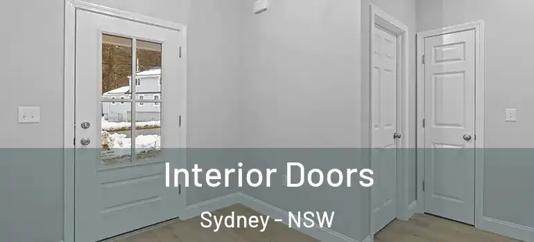 Interior Doors Sydney - NSW