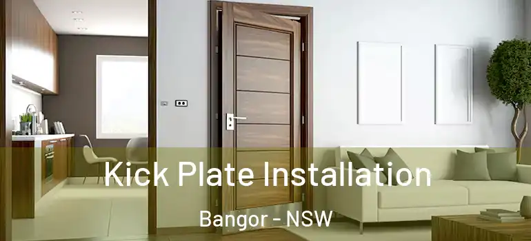  Kick Plate Installation Bangor - NSW