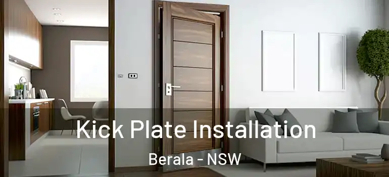 Kick Plate Installation Berala - NSW
