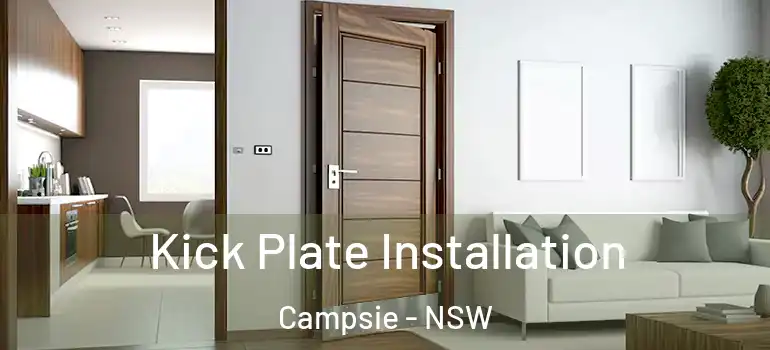 Kick Plate Installation Campsie - NSW