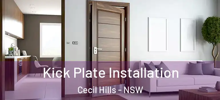 Kick Plate Installation Cecil Hills - NSW