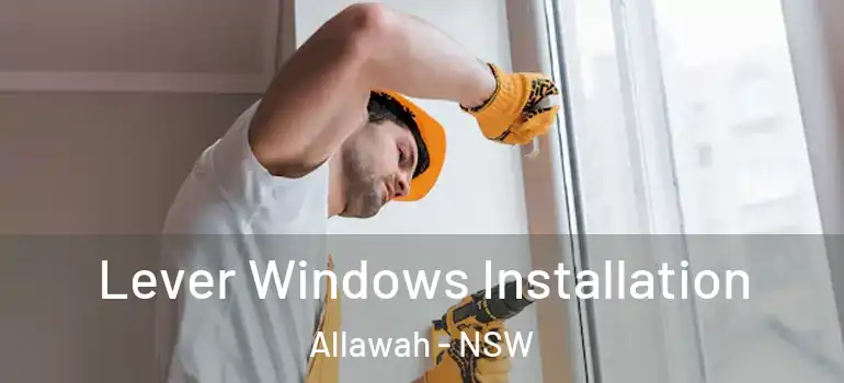  Lever Windows Installation Allawah - NSW