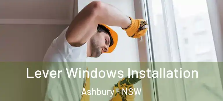 Lever Windows Installation Ashbury - NSW