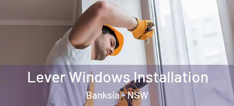 Lever Windows Installation Banksia - NSW