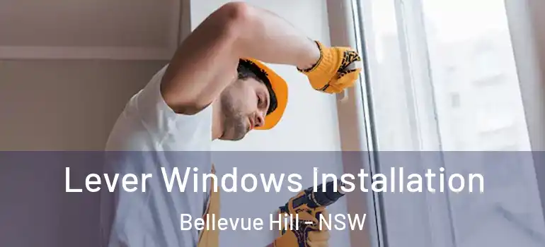 Lever Windows Installation Bellevue Hill - NSW