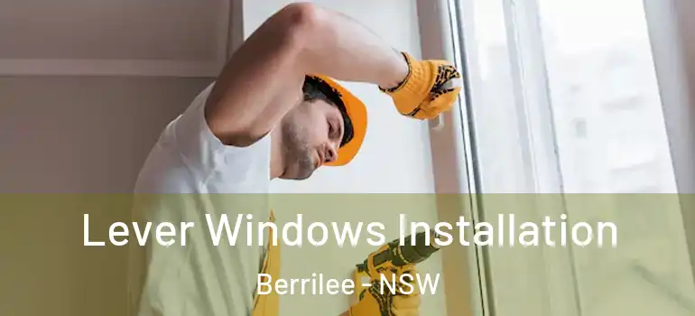 Lever Windows Installation Berrilee - NSW