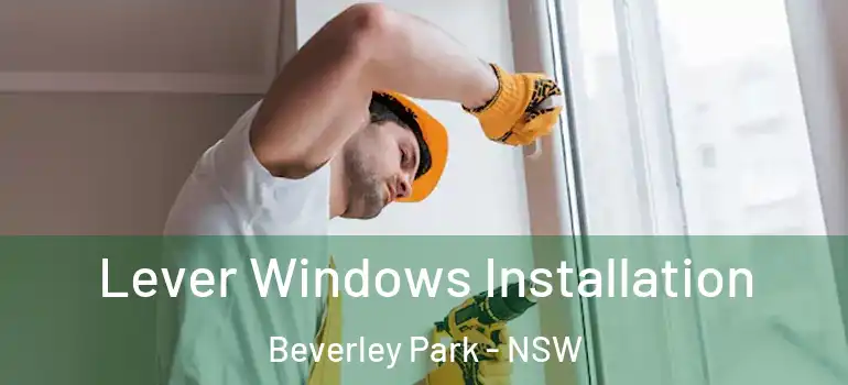 Lever Windows Installation Beverley Park - NSW