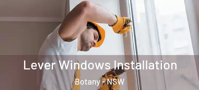 Lever Windows Installation Botany - NSW