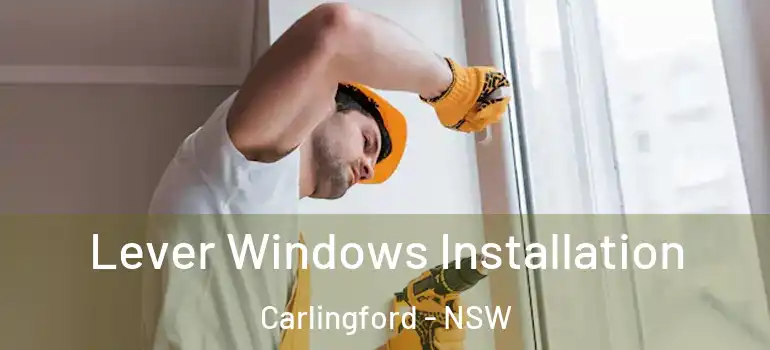 Lever Windows Installation Carlingford - NSW