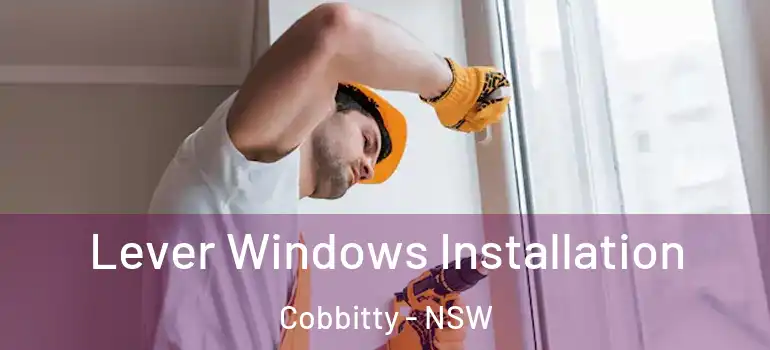 Lever Windows Installation Cobbitty - NSW