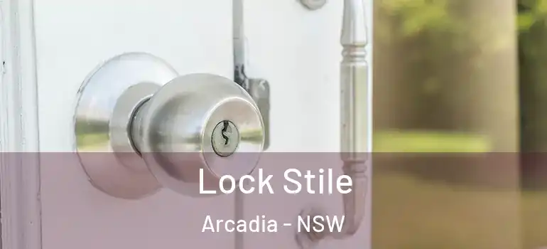  Lock Stile Arcadia - NSW