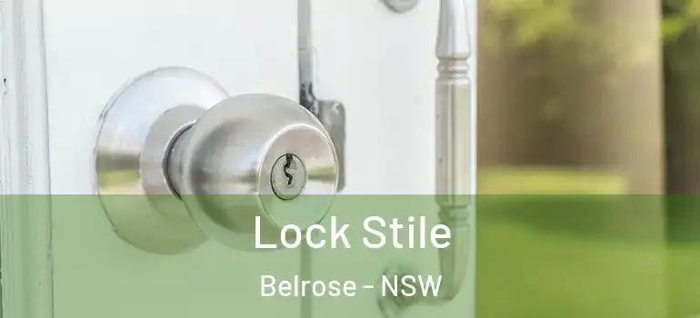 Lock Stile Belrose - NSW