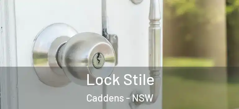 Lock Stile Caddens - NSW