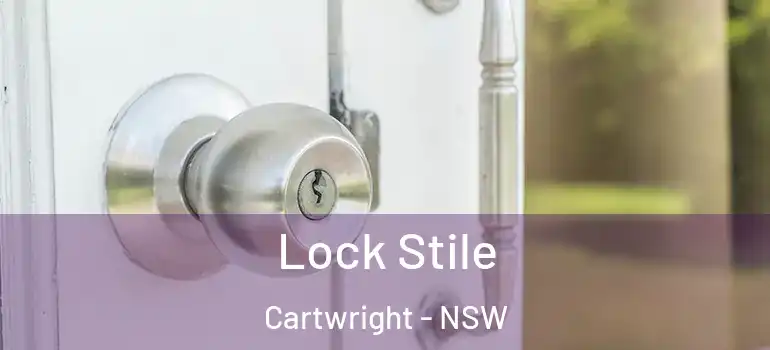  Lock Stile Cartwright - NSW