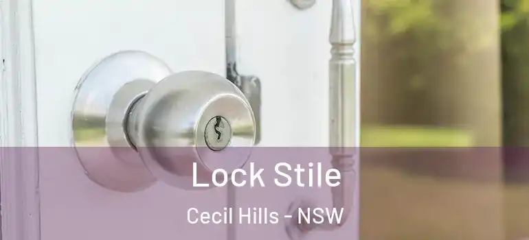 Lock Stile Cecil Hills - NSW