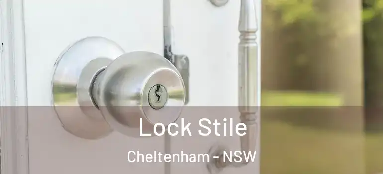 Lock Stile Cheltenham - NSW