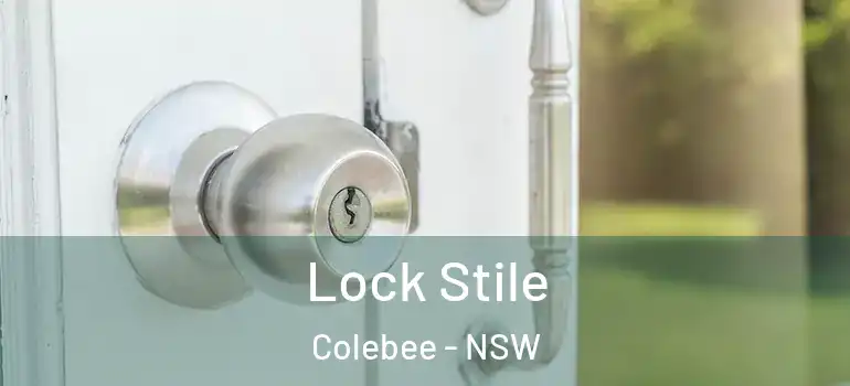  Lock Stile Colebee - NSW