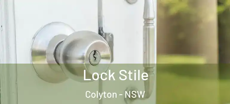  Lock Stile Colyton - NSW