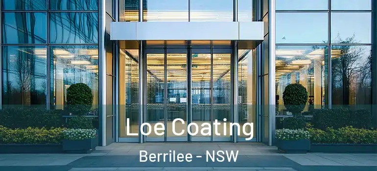 Loe Coating Berrilee - NSW