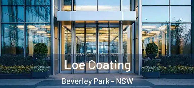 Loe Coating Beverley Park - NSW