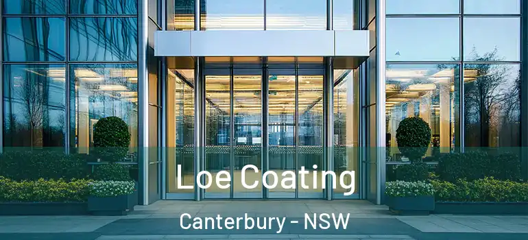 Loe Coating Canterbury - NSW