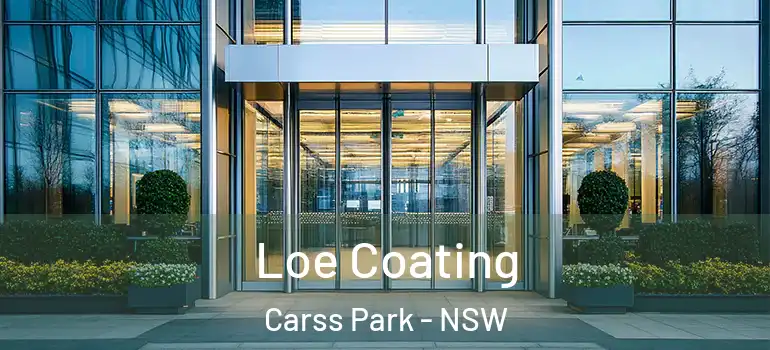 Loe Coating Carss Park - NSW