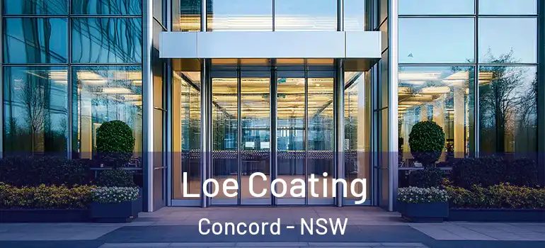 Loe Coating Concord - NSW