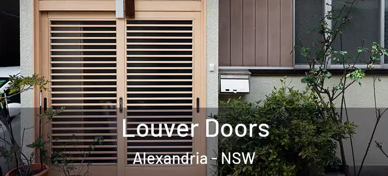 Louver Doors Alexandria - NSW