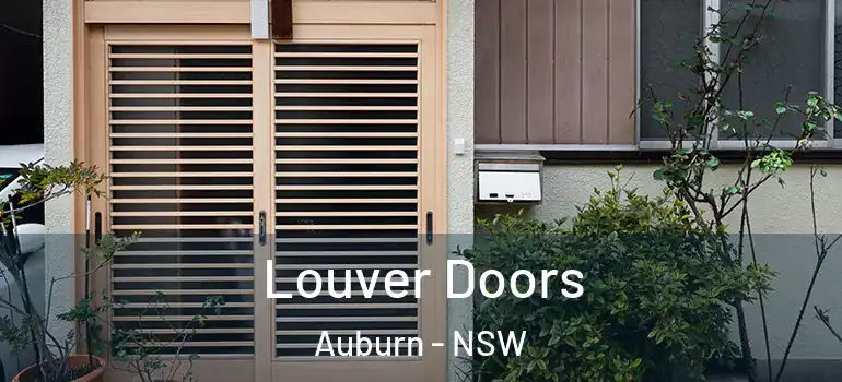 Louver Doors Auburn - NSW