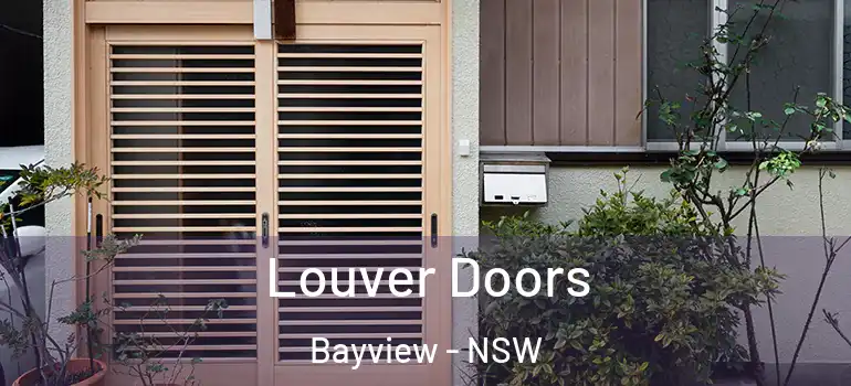 Louver Doors Bayview - NSW
