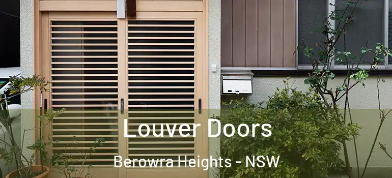  Louver Doors Berowra Heights - NSW